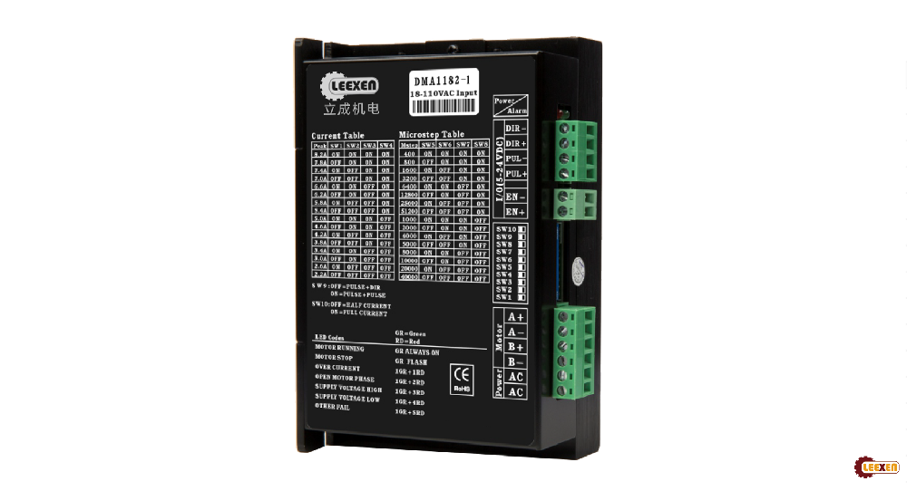 立成機(jī)電DMA1182-1交流110V系列步進(jìn)電機(jī)驅(qū)動(dòng)器
