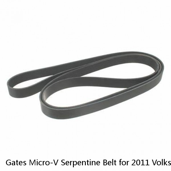 Gates Micro-V Serpentine Belt for 2011 Volkswagen Jetta 2.0L L4 Accessory vx