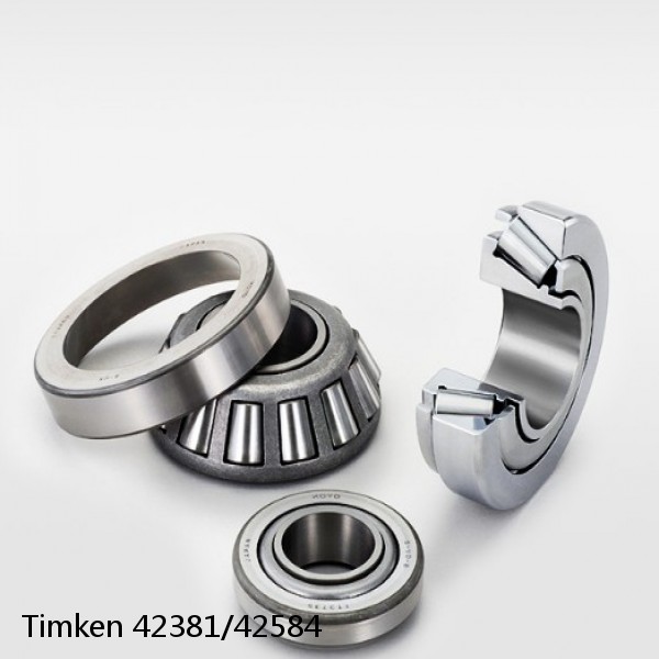 42381/42584 Timken Tapered Roller Bearings #1 small image