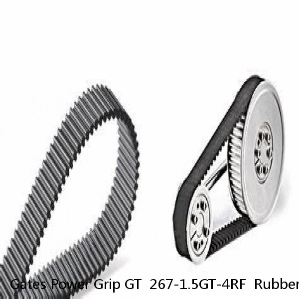 Gates Power Grip GT  267-1.5GT-4RF  Rubber Timing Gear Belt 3/16" Width  